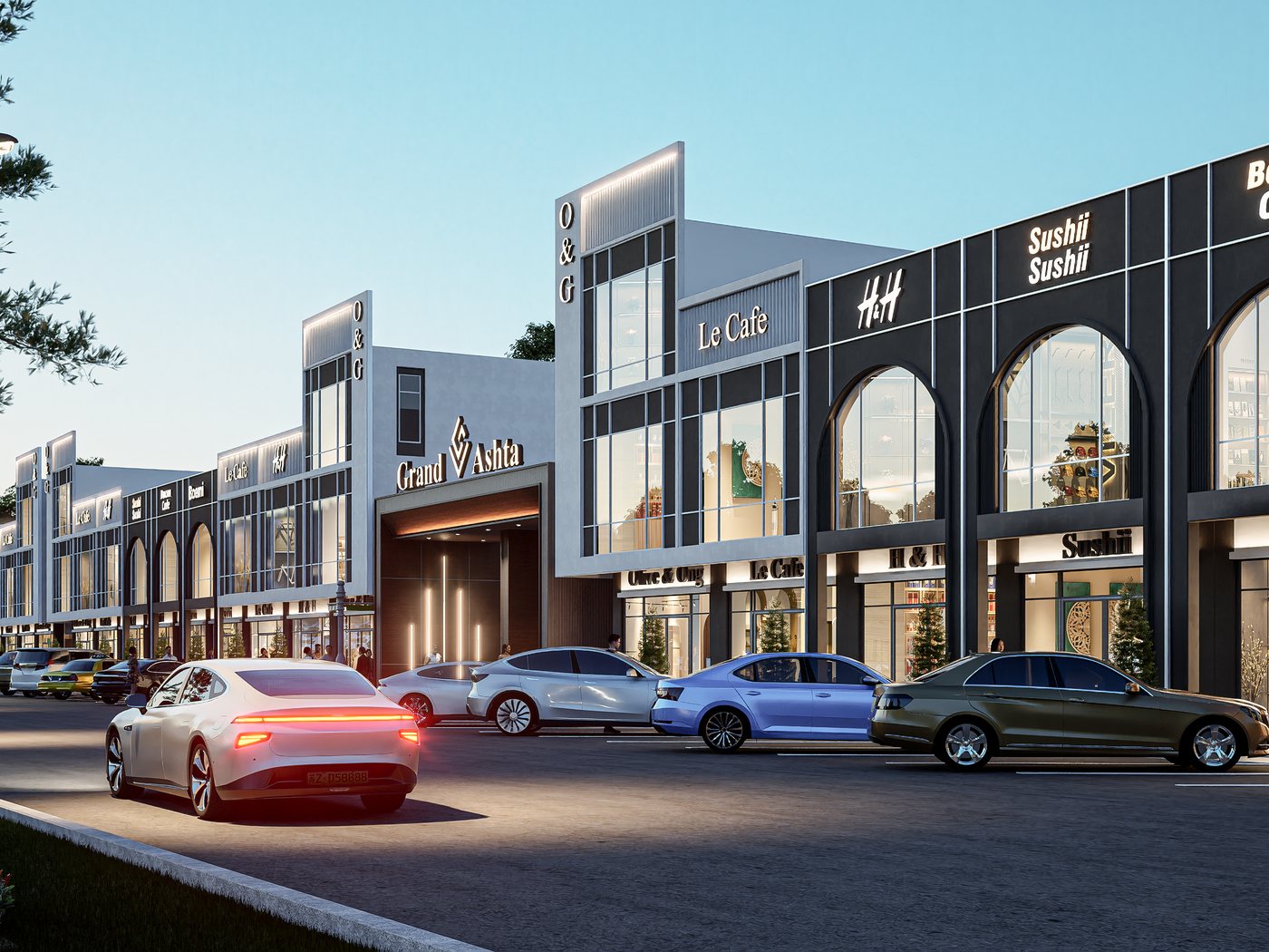 Ilustrasi Grand Ashta Bizpark — Bukit Tempayan, Batu Aji / Simpang Aviari