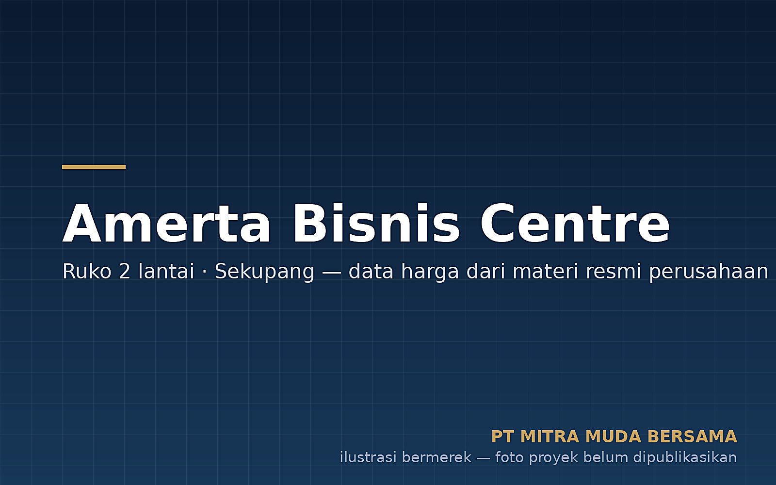 Ruko Amerta Bisnis Centre — ilustrasi kawasan Belakang SPBU & Gedung Beringin, Sekupang
